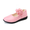 2018 Girls Shoes Smpile PU Leather Princess Shoes Solid Color Students Flat Shoes For Party&Wedding Princess Shoes