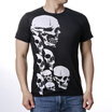 Summer Skull Print Men Short Sleeve T-shirt
