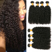 CLAROLAIR Hair 4 Bundles Peruvian Curly hair Afro Kinky Curly Extensions Peruvian Virgin Curly Hair Bundels Big Discount Full Head