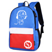 Girl night light fashion creative travel backpack school bag