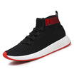 2018 Medium Cut Sneakers for Men Fly Knit Upper Men Running Shoes Breathable Trainers Lightweight Male Sport Athletic Shoes