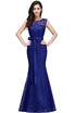 Lace Sheath Mermaid Evening Party pageant Dresses Prom Bridesmaid Elegant Mother Of The bride Gown
