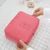 Shouyou travel with large capacity second generation wash bag simple cosmetic bag storage bag multi-function travel storage bag JD-SN-01 watermelon red