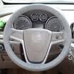 xinjian hand sewing car steering wheel cover four seasons breathable non-slip universal handle gray hand sewing 02