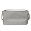 Jing Hui Si Chuang JH0559 storage box snacks underwear storage basket cotton&linen storage box basket small gray