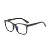 New Fashion Computer Glasses Frame Women Men Anti-blue Radiation Protection Flat Mirror Square Frame Eyeglasses With glasses box