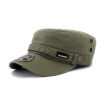 LACKPARD Cotton comfortable flat top military caps Simple army green flat top military cap