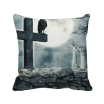 Happy Easter Religion Festival Colored Egg Square Throw Pillow Insert Cushion Cover Home Sofa Decor Gift