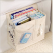 2pcs cloth fabric folding underwear storage bag fabric bedside hanging bag storage bag dust bag mesh cloth hanging