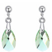 Women Fashion Jewelry Water Drop Earrings Crystal from Austrian High Quality Accessories Simple Style Gift E27387