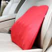 Iron arm Astro Boy car lumbar support backrest memory cotton massage lumbar car office cushion lumbar pillow pillow four seasons universal car waist pad single AMYK-01 red