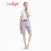 INTERIGHT home pants female ladies printing breathable light pants blue bottom bird flower L