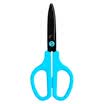 Fizz upgraded Teflon scissors anti-stick stainless steel scissors boutique skin sense series office supplies light blue FZ212002