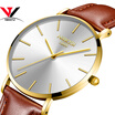 Relogio Masculino 2018 New Ultra Thin Watches For Men Watch Top Brand Luxury Simple Watch Black Leather Male Clock Waterproof Saat