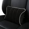 WRC Memory Cotton Suede Cellulite waist pillow car office back cushion waist lumbar pillow single black