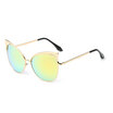 2018 new arrival metal sun glasses Fashion Brand Design Cat Eye Sunglasses Women Luxury Cat Eye Sun Glasses