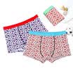 Langsha Boys Panties Boxer Briefs Big Boy Youth Student Panties Men 3 Mixed Colors 130L