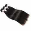 Racily Hair Brazilian Straight Hair 3 Bundles Natural Black Human Hair Extensions