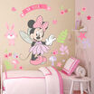Lovely Mickey Minnie Mouse Wall Sticker Mural Vinyl Decals Kids Nursery Decor
