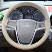 xinjian hand sewing car steering wheel cover four seasons breathable non-slip universal handle beige hand sewing 02