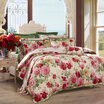 Fu Anna home textiles four sets of cotton satin printing double 15 meters bed standard