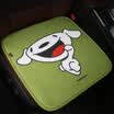 Jingdong JOY joint name Mubao MUBO car seat smile mouth often open small seat cushion cartoon office chair sofa home single piece breathable small square green