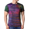 Fashion Round Neck Personality Printed Mens T-shirts