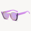 LIKEUS Fashion butterfly Sun Glasses Women UV400 Quality lunette Oversized Ladies hlaf frame Sunglasses Women Eyeglasses