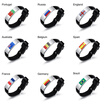 National Flag Bracelets Bangles Portugal Russia England Australia Belgium Spain France Germany Brazil Fashion