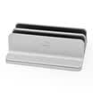 Small B vertical computer stand double laptop stand router Tablet PC general cooling desktop storage rack AF26-D black