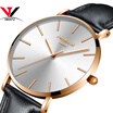 Relogio Masculino 2018 New Ultra Thin Watches For Men Watch Top Brand Luxury Simple Watch Black Leather Male Clock Waterproof Saat