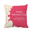 Pink White Happy Valentines Day Square Throw Pillow Insert Cushion Cover Home Sofa Decor Gift