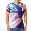 Mens Fashion Summer Colorful Printed Short Sleeves Pullover T-shirts