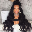 Clymene Hair 250 Density Wet&Wavy Malaysian Lace Front Wigs 13x6 Deep Part Pre Plucked Human Hair 360 Lace Frontal Wigs