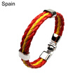 2018 FIFA World Cup National Flag Women Men Football fans Couples Braided Bracelet Bangle Woven Bracelet Russia World Cup