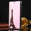 Oppo A39A57A59 Luxury Mirror View Mirror PU Cover Flip Smart Clear Window Phone Case