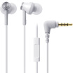 Audio-Technica ATH-CK330iS WH Smartphone for earphone with headphones White