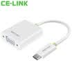 CE-LINK Type-C to VGA Converter USB-C31 Adaptor Adapter Conversion Line Apple Mac Laptop Expansion Dock TV Projector 1101