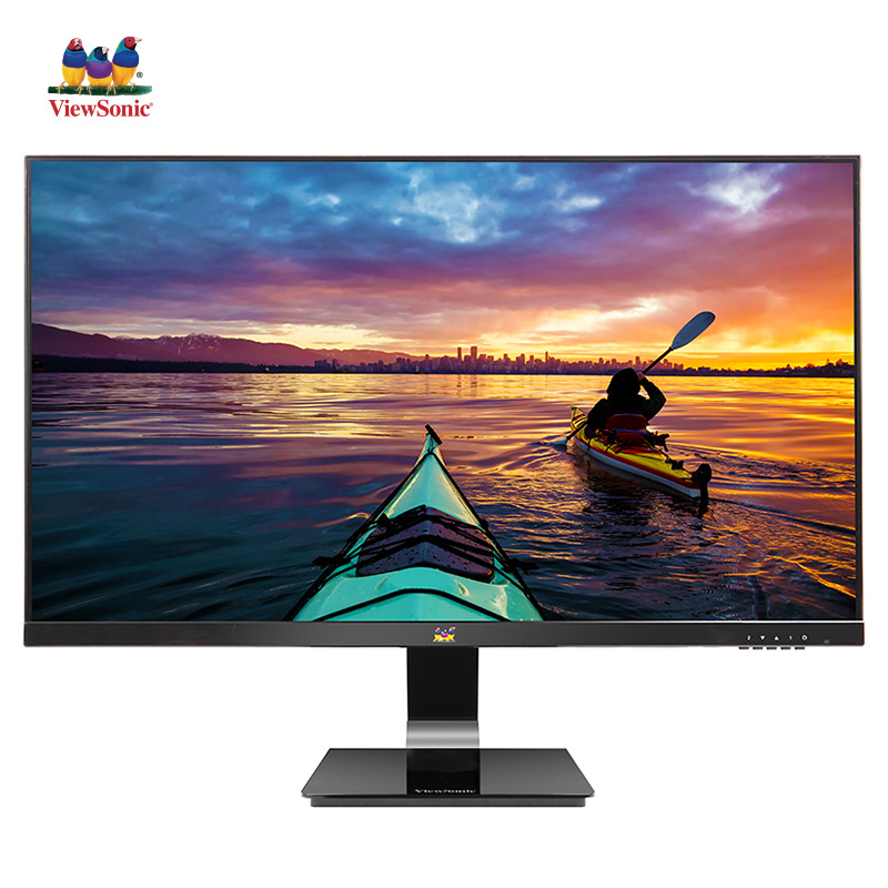 ViewSonic&39s 238-inch 3-sided micro-frame 178° wide viewing angle love eye filter blue does not flash LED-backlit LCD monitor HDMI can be wall-mounted VA2478-H