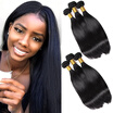 YAVIDA Hair Straight Brazilian Virgin Hair 3 Bundles Human Hair Extensions Brazilian Straight Hair Weaving Brazilian Hair Weave YAVIDA Hair Straight Brazilian Virgin Hair 3 Bundles Human Hair Extensions Brazilian Straight Hair Weaving Brazilian Hair Weave