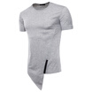 Summer Mens Short Sleeev Irregular Street Style T Shirt
