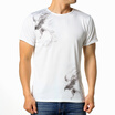 Fashion Round Neck Pullovers Eagle Printed Short Sleeves Mens T-shirts