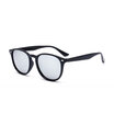 LIKEUS New Design HD Mirror Women Men Popular Sunglasses Simple Design Round Plastic Frame glasses for party travel outdoor