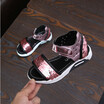 Fashion Sequin Girls Sandals Summer Kids Shoes 2018 Summer Bright Glitter Children Shoes Girls Casual Boys Sandals Green Pink