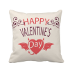 Happy Valentines Day Heart Devil Wings Square Throw Pillow Insert Cushion Cover Home Sofa Decor Gift