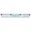 Cherry Sakura 15CM ruler blue student ruler plastic ruler drawing line straight ruler primary school student stationery series Japanese import