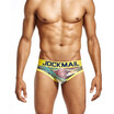 JOCKMAIL Mens Underwear Low-Waist Print Mens Briefs Croc Pattern