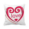 Valentines Day Cute Pink Heart Love Square Throw Pillow Insert Cushion Cover Home Sofa Decor Gift