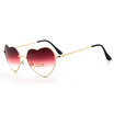 Hot Sun glasses Women Coated Lenses New heart Shaped Sunglasses Elegant Lady Sunglasses Love Shape Eyeglasses 11 Color Gold