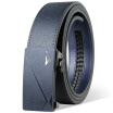 Seven wolves belt men&39s automatic buckle leather belt men&39s business casual belt wear design 7A728237800-03 blue